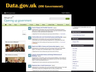 Data.gov.uk   (HM Government)
 