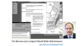 Tim Berners-Lee's original World Wide Web browser.
http://info.cern.ch/NextBrowser.html
 