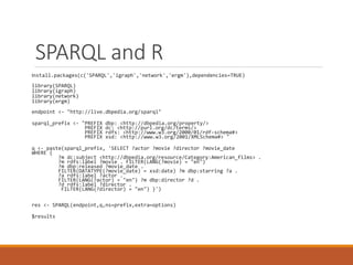 Ego-centred network measures
 