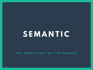 Semantic web