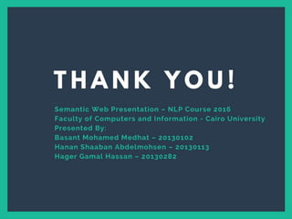 Semantic web