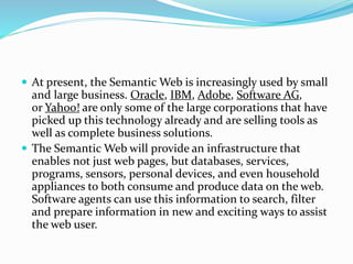 Semantic web | PPTX