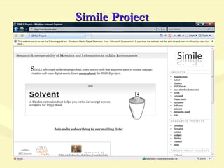 Simile ProjectSimile Project
 