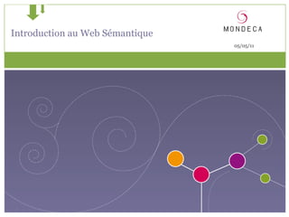 Introduction au Web Sémantique 