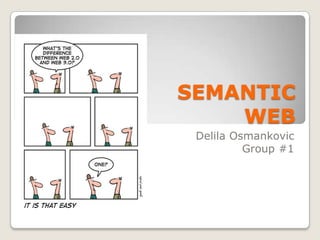 SEMANTIC WEB Delila Osmankovic Group #1 