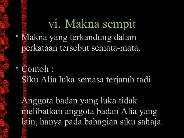 Semantik bahasa-melayu