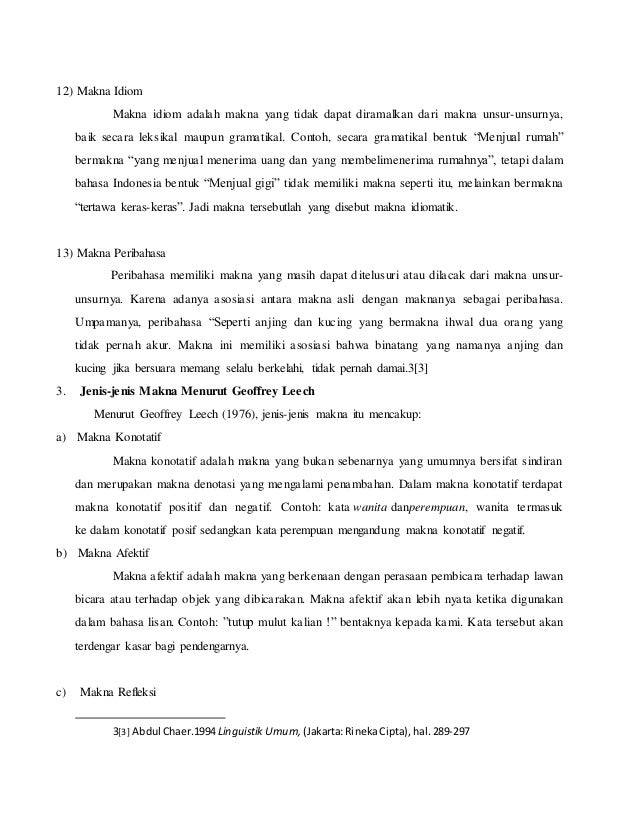 Semantik makna Semantik makna