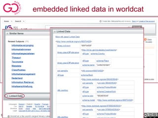 embedded linked data in worldcat
eric sieverts, mei 201491
 