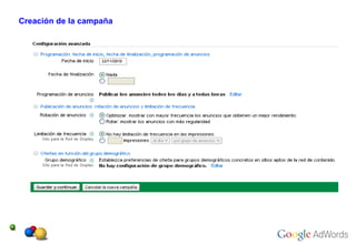 Creación de la campaña 