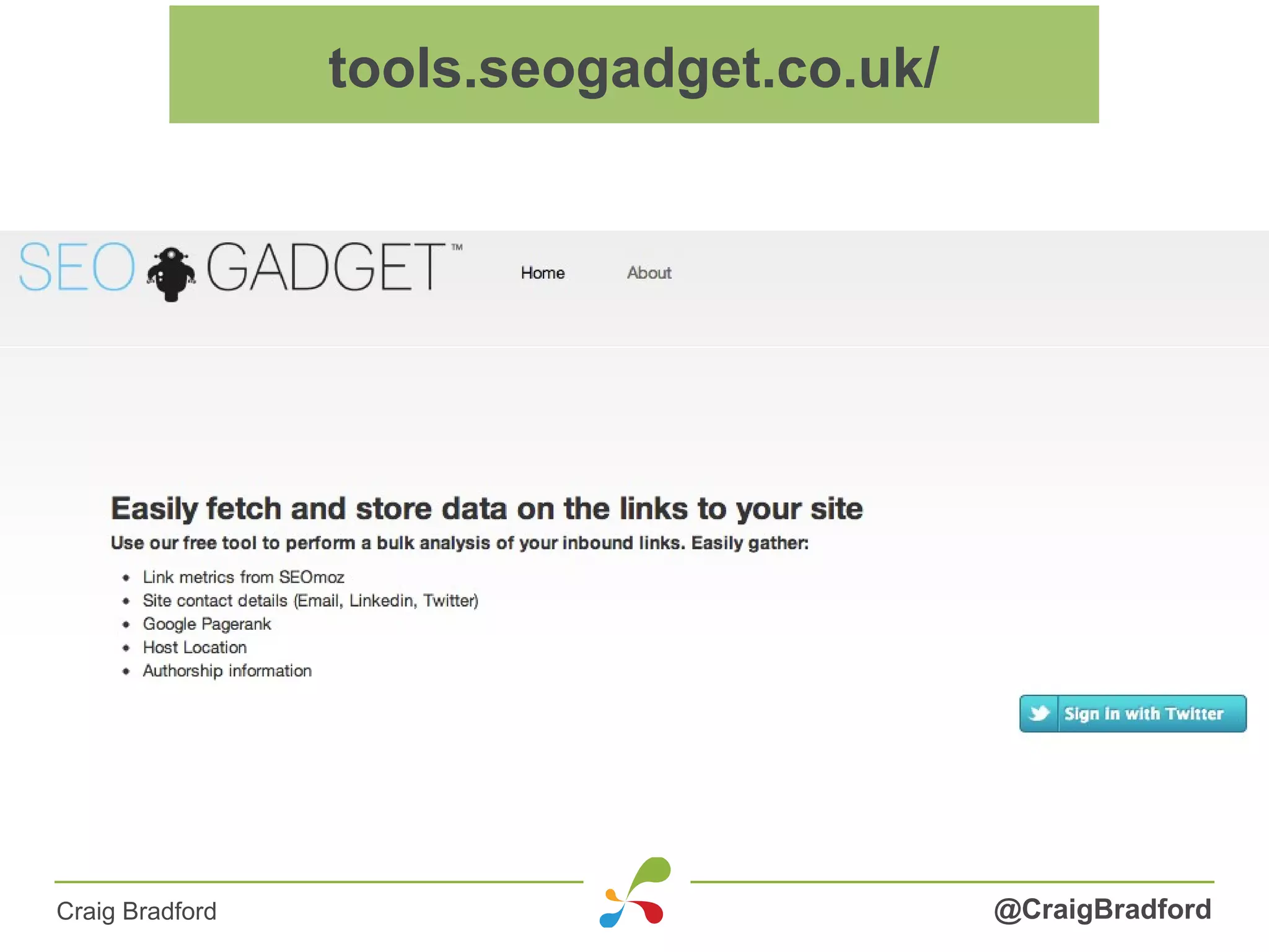 @CraigBradfordCraig Bradford
tools.seogadget.co.uk/