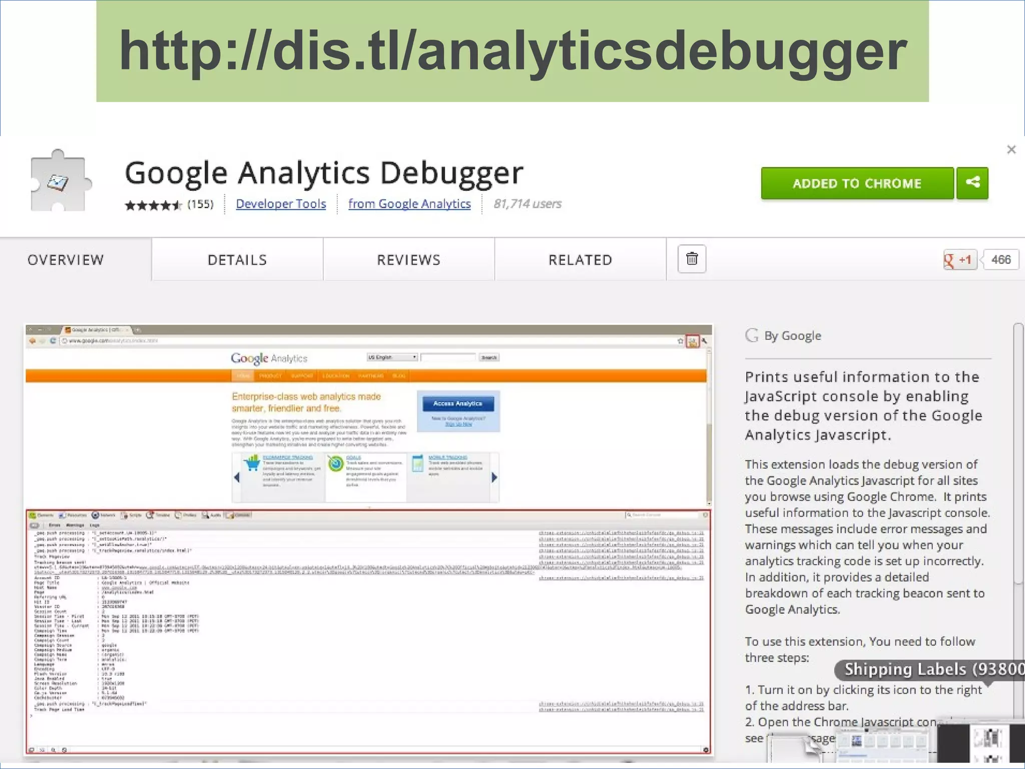http://dis.tl/analyticsdebugger