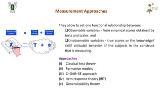 Development of Multidimensional Scales using Structural Equation ...