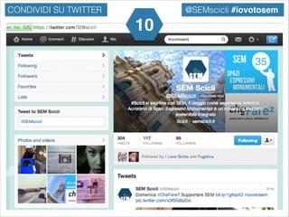 CONDIVIDI SU TWITTER

@SEMscicli #iovotosem

10

 