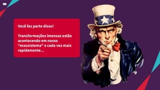 ciandt.com
Você faz parte disso!
Transformações imensas estão
acontecendo em nosso
“ecossistema” e cada vez mais
rapidamente...
 