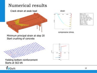 Modeling of symmetrically and asymmetrically loaded reinforced concrete slabs