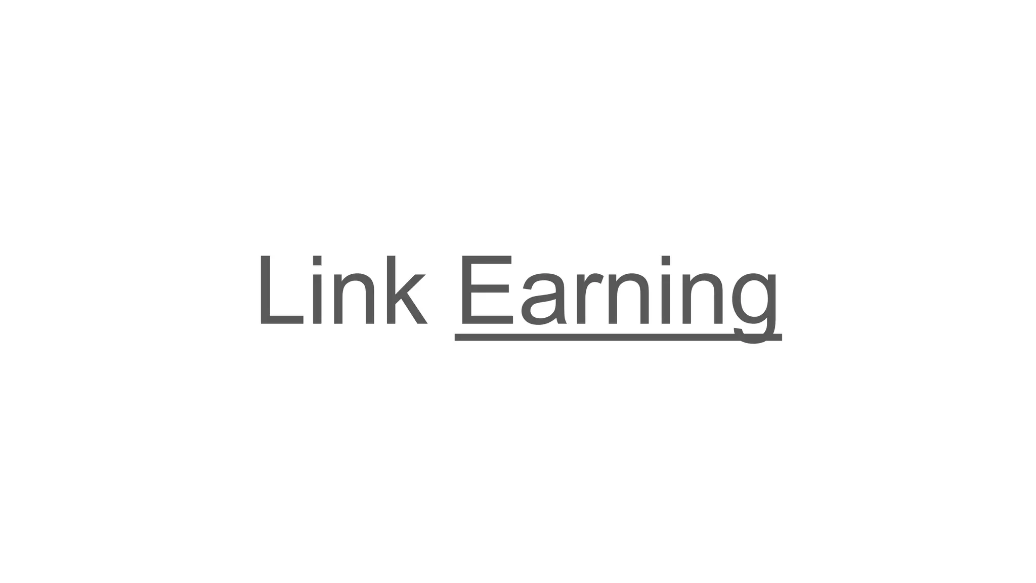 Link Earning