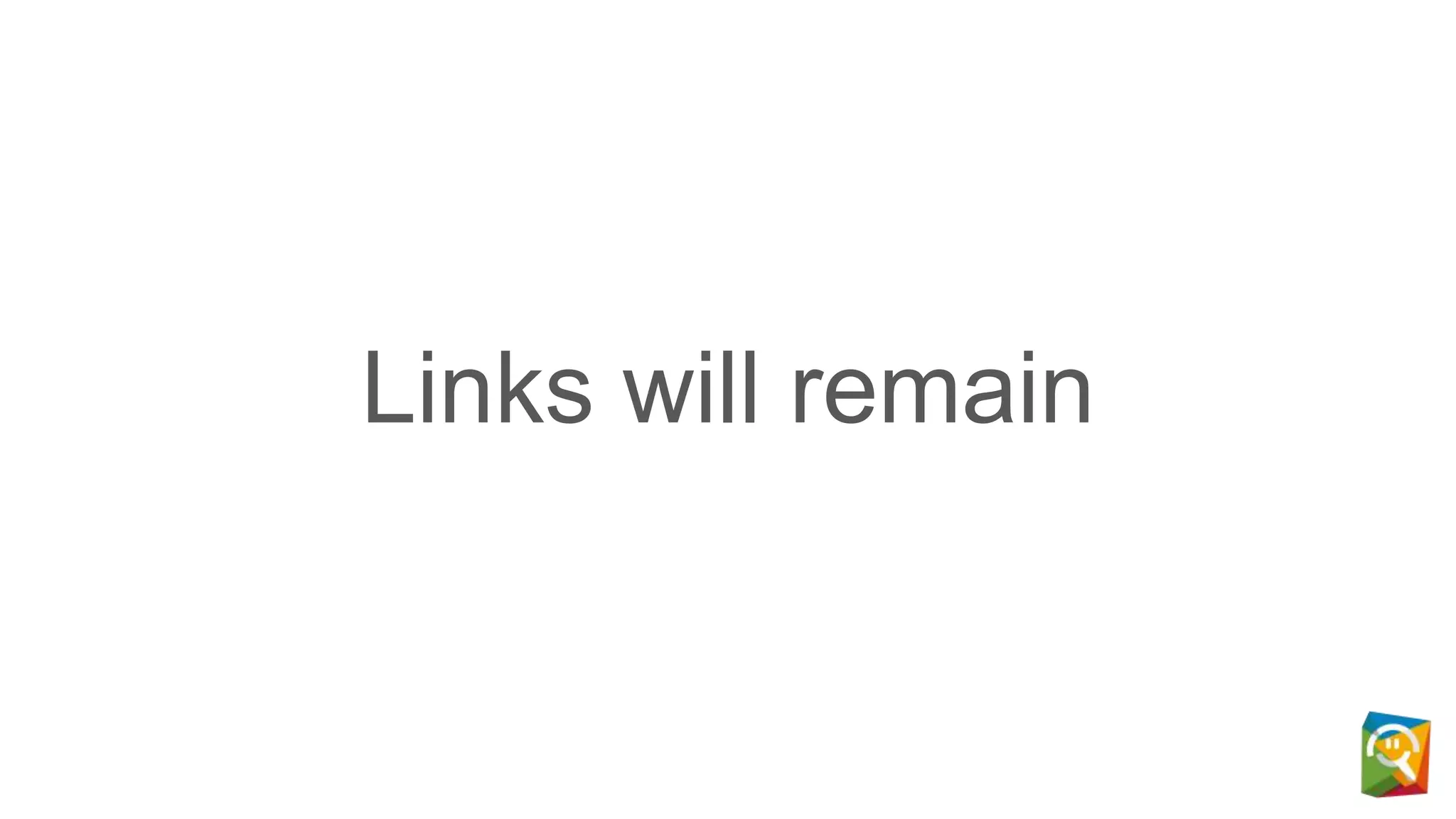 Links will remain