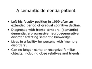 Modeling the Disintegration of Conceptual Knowledge in Semantic ...