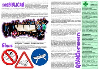 No dia 19 de janeiro, reuniram 31 jovens JEF no âmbito          O jovem Hélder Pires Ferreira é professor de EMRC na Escola Emidio Garcia, em Bragança e membro do Secre-                                        PERDÃOMAX 500mg
                                                                                                                               tariado de Liturgia da Diocese de Bragança-Miranda, entre outros serviços que desempenha na Igreja. Neste                                        Perdãomicina
                                                               das Jornadas Bíblicas. Dando continuidade ao Plano Pastoral,    ano em que somos convidados a fazer uma reflexão sobre as razões da nossa fé, o Sementinha decidiu fazer-
                                                               o tema trabalhado foi: A missão na Bíblia.                      lhe uma grande entrevista sobre a Fé que podes ler na íntegra no Blog da JEF http://jefsfrjs.blogspot.pt/. Fica                                 1. PERDÃOMAX pertence a
                                                                                                                               aqui um pouco da sua patilha:
                                                               Após a oração da manhã, que convidava a um momento de                                                                                                                                                           um grupo de antibióticos
                                                                                                                                                                                                                                                                               denominados reconciliólido.
                                                               interiorização para nos "desenharmos" e deixarmos desenhar      SEM - O Santo Padre Bento XVI proclamou este ano como o Ano da Fé, neste âmbito urge pergun-                                                    É um antibiótico utilizado no
                                                               por Deus, tivemos um pequeno tempo de formação sobre a          tar o que significa para ti a expressão ter Fé, ou simplesmente o termo Fé?                                       tratamento de infeções localizadas em diversas partes
constituição da Bíblia e a sua consulta. Seguiu-se uma dinâmica sobre o chamamento e posteriormente a Irmã Emília Seixas       Hélder Pires - Antes de falar da Fé é importante falar de Amor. Amor pela vida e sentir-se amado                  do espírito provocadas por ofensas.
                                                                                                                               por este Deus em que acreditamos. Fé, para mim, será acreditar. Mas mais que acreditar é confi-                   Quais as patologias que são tratadas com Perdãomax?
orientou um trabalho de grupo sobre a Missão no Antigo Testamento. Após este trabalho completámos um painel com as                                                                                                                               PERDÃOMAX está indicado no tratamento de certas
                                                                                                                               ar, num Deus que nos ama, e que não nos abandona… No entanto é importante perceber ou sen-
passagens bíblicas trabalhadas e palavras chave das mesmas.                                                                    tir a Fé… A fé não se ensina, vive-se… (…)Por mais pequeno que seja esse grão de mostarda, faz o
                                                                                                                                                                                                                                                 infeções causadas por microorganismos sensíveis, tais
                                                                                                                                                                                                                                                 como: mentiras, julgamentos, invejas, preguiça, arrogân-
Depois da partilha de farnéis, iniciámos a tarde com o jogo de Dominó Bíblico, onde fizemos corresponder os livros da Bíblia   seu trabalho e dará os frutos que pretendemos… com a fé é igual… ela está em cada um de nós…                      cia, desrespeito, autoritarismo, vaidade, ódio, corrupção,
consoante o grupo onde se encontram. Terminado o jogo, a Irmã Conceição trabalhou o tema da Missão no Novo Testamen-           basta abrirmo-nos a Deus e deixar que ele faça crescer os frutos…                                                 bem como de doenças oralmente transmissíveis provo-
to que concluiu com o jogo do Loto, onde estavam referidas as personagens bíblicas relacionadas com a missão de Jesus e o                                                                                                                        cadas por cochichos de corredor e notícias de jornal ou
                                                                                                                               SEM -Sendo tu um jovem católico, estás disposto a viver a Fé no quotidiano da tua vida? De que                    de adro da Igreja.
preenchimento do painel com palavras sobre a Missão no Novo Testamento.                                                                                                                                                                          2. ANTES DE TOMAR PERDÃOMAX
                                                                                                                               forma a consegues viver e manifestar?
Terminou o encontro com a distribuição dos "prémios" aos jovens corajosos que integraram este "filme" sobre a Missão na        Hélder Pires - De facto hoje é um desafio sermos crentes… todos os dias nos são colocadas ques-                   Não tome Perdãomax se tem alergia à perdãomicina, a
Bíblia ao qual se seguiu um tempo de oração de envio em Missão.                                                                                                                                                                                  outro reconciliólido ou miseritólido ou a qualquer outro
                                                                                                                               tões que motivam a nossa Fé. (…)Quer na escola onde trabalho, quer nas funções da Diocese que
                                                                                                                                                                                                                                                 componente de PERDÃOMAX.
Conhecemos e explorámos a Missão na Bíblia, é agora tempo                                                                      me estão destinadas, quer no meu dia a dia como jovem… sou a mesma pessoa. Não dispo a capa                       Deverá interromper o tratamento com PERDÃOMAX e
de refletirmos a nossa                                                                                                         de Cristão à entrada da escola… e a visto de seguida para ir à Igreja.                                            contactar o seu confessor se surgirem sinais de reação
                                                                                                                               (…)Ou seja na minha vida há esta necessidade de ir semeando a Fé, cada dia, para a fortalecer… e                  alérgica como sejam o aparecimento de insónias e sen-
missão...!                                                                                                                     claramente ser testemunho disso para quantos me rodeiam transmitindo-lhes que quando as                           sação de perseguição; inchaço nos cotovelos, na língua,
                                                                                                                               coisas vêm de Deus e são feitas com Amor perduram.                                                                e dificuldade em respirar fundo. Deverá informar o con-
                                                                                                                                                                                                                                                 fessor se já teve ou tem doenças do coração ou
                                                                                                                               SEM - Face ao teu testemunho de Fé, nas diferentes áreas em que exerces funções, que comentá-                     da cabeça.
                                                                                                                                                                                                                                                 Informe o seu confessor ou director espiritual se estiver
                                                                                                                               rio te apraz fazer à seguinte afirmação: “Difícil não é ter Jesus no peito, difícil é ter peito para falar
                                                                                                                                                                                                                                                 a tomar ou tiver tomado recentemente outros medica-
                                                                                                                               de Jesus!” Pensas que ela resume a tua posição perante a Igreja?                                                  mentos, incluindo medicamentos sem receita litúrgica.
                                                                                                                               Hélder Pires - Esta é uma frase desafiante…De facto como Cristão, não é difícil ter Jesus no peito…               Deverá indicar ao confessor todos os medicamentos que
                                                                                                                               fui criado no seio de uma família Católica praticante onde a eucaristia fazia parte da nossa rotina               está a usar, ou costuma usar, especialmente os seguin-
                                                                                                                               de domingo… e tornou-se uma necessidade…e aí se inicia a minha relação com Deus. E portanto                       tes: Derivados da teimotamina (utilizada no tratamento
                                                                                                                               ter Deus como “amigo”, amá-lo e trazê-lo no peito sublinhando a expressão não é difícil… mas                      da teimosia); Espiritoxina (utilizada no tratamento da
                                                                                                                               falar de Jesus já se torna um desafio… vivemos numa sociedade em que diariamente somos con-                       insuficiência cardíaca); Abraçorina (ou outro medica-
                                                                                                                               frontados com situação e questões como: “se Deus é bom porque acontece isto”, “se                                 mento com interferência na coagulação afetiva); Pazpo-
                                                                                                                                                                                                                                                 rina (utilizado na supressão do sistema imunitário);
                                                                                                                               Jesus fala do amor porque foi ele morto”… entre outras questões que se tornam
                                                                                                                                                                                                                                                 Luafenadina (utilizado no tratamento das febres, manias
                                                                                                                               um desafio a sua resposta… (…) Como cristão identifico-me com uma espécie de                                      e luas)
                                                                                                                               Loja de Deus, em que apenas se “vendem” as sementes… o resto é trabalho nos-                                      3. COMO TOMAR PERDÃOMAX
                                                                                                                               so de querer ter essa semente no nosso lavrado.                                                                   Tomar Perdãomax sempre de acordo com as indicações
                                                                                                                                                                                                                                                 do confessor. No adulto e também nas crianças com
                                                                                                                               SEM - (…) que opinião manifestas sobre a seguinte afirmação de Bento XVI: “…as                                    peso superior a 45 kg a posologia recomendada para a
                                               A Fé anunciada é uma expe-                                                      provas da vida, ao mesmo tempo que permitem compreender o mistério da Cruz e                                      maioria das indicações é de 500 mg 1 vez ao dia (1 com-
                                         riência de vida, porque o Cristo que anun-                                            participar nos sofrimentos de Cristo, são prelúdio da alegria e da esperança a que a                              primido de 500 mg). Duração do tratamento - de 3 dias.
                                                                                                                                                                                                                                                 Modo, Via e momento de Administração
                                      ciamos é Aquele que amamos e procuramos.                                                 Fé nos conduz: “Quando sou fraco, então é que sou forte” (Cor 12,10).”
                                                                                                                                                                                                                                                 Deverá tomar os comprimidos de PERDÃOMAX com
                                                                                                                               Hélder Pires - Este é um ponto sensível da fé… a primeira reacção que temos pe-
                                   É o amor de Cristo que enche os nossos corações e nos impele                                                                                                                                                  água (no Batismo e aspersão da água baptismal), na
                                                                                                                               rante uma situação difícil na vida… é sempre olhar para Deus e pensar porquê a                                    Eucaristia (sobretudo no Momento Penitencial), no exa-
                                   a Evangelizar. Ser discípulo implica grande disponibilidade e abertura para aprender!       mim… castigo? O que eu não fiz que Tu querias? Onde estás? Infelizmente perdi o                                   me de consciência e noutros momentos indicados pelo
                                   “Evangelizar é partilhar o encontro com Cristo.”                                            meu pai recentemente… com uma doença que chamo da moda… e obviamente a
                                                                                                                               primeira reação que tive foi… porquê a mim?… castigo? Trabalho tanto na “Tua
                                                                                                                                                                                                                                                 confessor.
                                                                                                                                                                                                                                                 Duração Média do Tratamento
                                   Que te dizem estes sinais sobre a Nova Evangelização?                                       Vinha” e é isto que recebo de presente? Mas com boas ajudas que recebi e apro-                                    Para que PERDÃOMAX seja eficaz deverão ser completa-
                                                                                                                                                                                                                                                 dos os 3 dias de tratamento; no entanto, a ação de PER-
                                   Foram criados no encontro de animadores JEF em dezembro passado. Todos eles têm             veito para agradecer… consegui mudar esta filosofia de pensamento… será isto para
                                                                                                                                                                                                                                                 DÃOMAX prolonga-se por mais tempo.
                                   uma mensagem para nós! Para um pouco para rezar com eles. Descobre a mensagem e             glória de Deus? E é neste momento que passo a olhar o mistério da Cruz e da Paixão
                                                                                                                                                                                                                                                 4. EFEITOS SECUNDÁRIOS PERDÃOMAX
                                                                                                                               de Cristo com outros olhos… quanto não sofreu Jesus? Seria castigo de Deus? Não
                                            partilha-a connosco para:                                                          me parece… quanto sofreu Maria aos pés da Cruz vendo o seu filho morto e crucifi-
                                                                                                                                                                                                                                                 Os efeitos secundários são raros, relacionando-se, a
                                                                                                                                                                                                                                                 maior parte das vezes, com o trato sentimental co-
                                            juveucfranciscana@gmail.com.                                                       cado… que pensamento ocorrem em Jesus e sua mãe quando os olhares se cruzam                                       mo: vitimização, dificuldade de digestão, mal-estar espi-
                                                                                                                               a caminho do calvário… Deus também não quis aquele sofrimento… é neste mo-                                        ritual, e casos raros de deslocação da culpa para o outro.
                                                                                                                               mento que olho para a Ressureição de Cristo como a meta… (…)                                                      5. COMO CONSERVAR PERDÃOMAX
                                                                                                                                                                                                                                                 Manter fora do alcance e da vista dos incrédulos.
                                                                                                                               SEM - …“O dinamismo da Igreja é a força da Fé.”… (…)Neste âmbito, na tua                                          Conserve este medicamento em local seco (afastado de
                                                                                                                                                                                                                                                 maldizentes e/ou locais com muita tensão).
                                                                                                                               prespetiva, o que mudarias ou implementarias na nossa diocese para que a
                                                                                                                                                                                                                                                 6. OUTRAS INFORMAÇÕES
                                                                                                                               juventude passe da crítica, a uma atitude de compromisso?                                                         Cada comprimido revestido por película con-
                                                                                                                               Hélder Pires - (…)A crítica pela crítica é uma postura confortável. Mas essa                                      tém perdãomicina tri-hidratada, equivalente a 500 mg
                                                                                                                               não ajuda a crescer e a melhorar. O fazer alguma coisa, ocupa o tempo que                                         de perdãomicina, como substância ativa. Jo 20,19-
                                                                                                                               nos dias que correm é tão precioso, mas se todos colaborarmos torna-se o                                          23.23n; Act 2,38n; 2 Cor 5,18-21; Mt 9,3-7; Lc 7,48-49.
                                                                                                                               jugo mais suave e dessa forma conseguimos levar a mensagem melhor e a                                             Mt 9,1-8.8n; Lc 5,17-26; 7,48-50; Act 10,42-43; 13,38;
                                                                                                                               mais pessoas. (…) A nossa liturgia católica é belíssima, com ritos de uma                                         26,18; Mt 18,15-20; Mc 2,2-12; Mt 5,23-26; 6,12n.14-15;
                                                                                                                               beleza incomparável e é estes ritos que a igreja tem de apostar. O canto é a                                      18,21-25.32-35; Lc 11,4n; 17,3-4; 2 Cor 2,5-11.
                                                                                                                                                                                                                                                 Os      outros     componentes      são    silêncio    pré-
                                                                                                                               parte mais sensível da Liturgia e que deveria ser cuidada, apostar na criação
                                                                                                                                                                                                                                                 gelificado, hidrogenofosfato de diálogo, disponibilidade
                                                                                                                               de bandas Juvenis com canções de mensagem, há agora um projecto “Alma”                                            sódica, estearato de oração, laurilsulfato de respeito. O
                                                                                                                               que deveriam ter mais projecção porque trazem a música de mensagem                                                revestimento contém abraço branco: humildelulose,
                                                                                                                               juvenil mas com uma nova roupagem… (…) Sei que é um desafio, mas temos                                            verdadose,       lealcetina    e    trióxido    de      ale-
                                                                                                                               de trabalhar a parte Juvenil na nossa Diocese, há um longo caminho a per-                                         gria.Perdãomax encontra-se disponível em embalagens
                                                                                                                               correr, mas onde todos a começar nos párocos devem ter empenhamento                                               de 3 comprimidos.
                                                                                                                               na criação dos grupos Juvenis e a partir daí começar a mexer e a remexer                                                         Titular da autorização de introdução no mercado
                                                                                                                                                                                                                                                                                           - Laboratórios JEF, Lda.
                                                                                                                               esta nossa amada diocese, usando a expressão do Sr. Bispo.
 