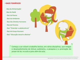 UMA ESTRATÉGIA PARA TODA A ESCOLA ACTIVIDADES INTERDISCIPLINARESLEITURAS CRUZADASArticulação com diferentes Áreas Curriculares / Projectos / AECs- Leituras Encenadas           Agrupamento de Escolas de Leça da Palmeira/Santa Cruz do Bispo