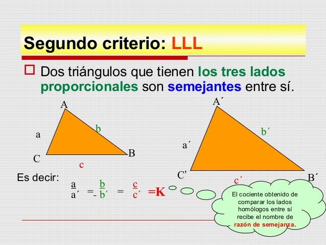Semejanza detriangulos