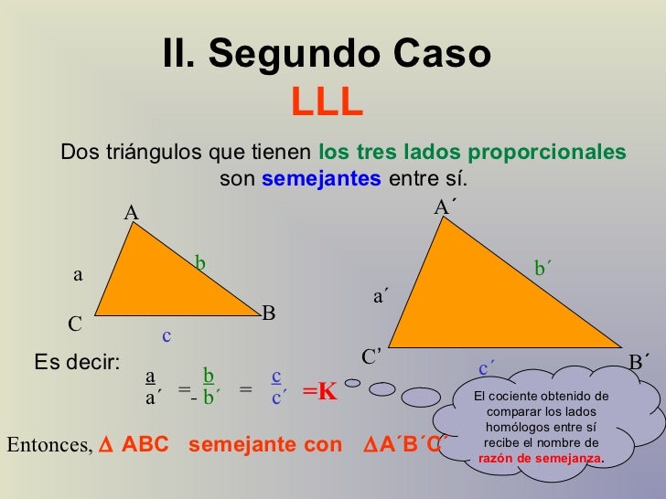 Semejanza de Triangulos
