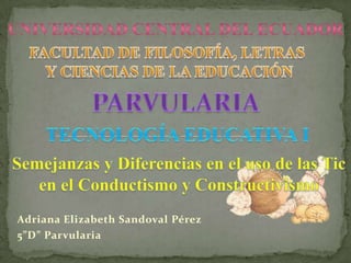Adriana Elizabeth Sandoval Pérez
5”D” Parvularia
 