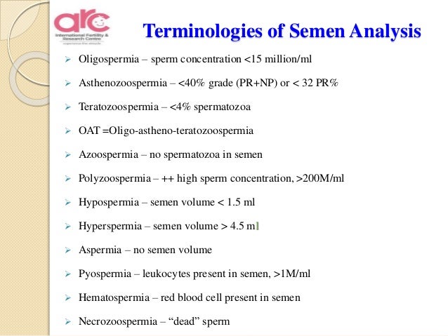 Semen analysis by Dr.Renukadevi