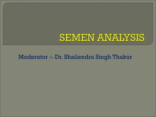 Moderator :- Dr. Shailendra Singh Thakur
 