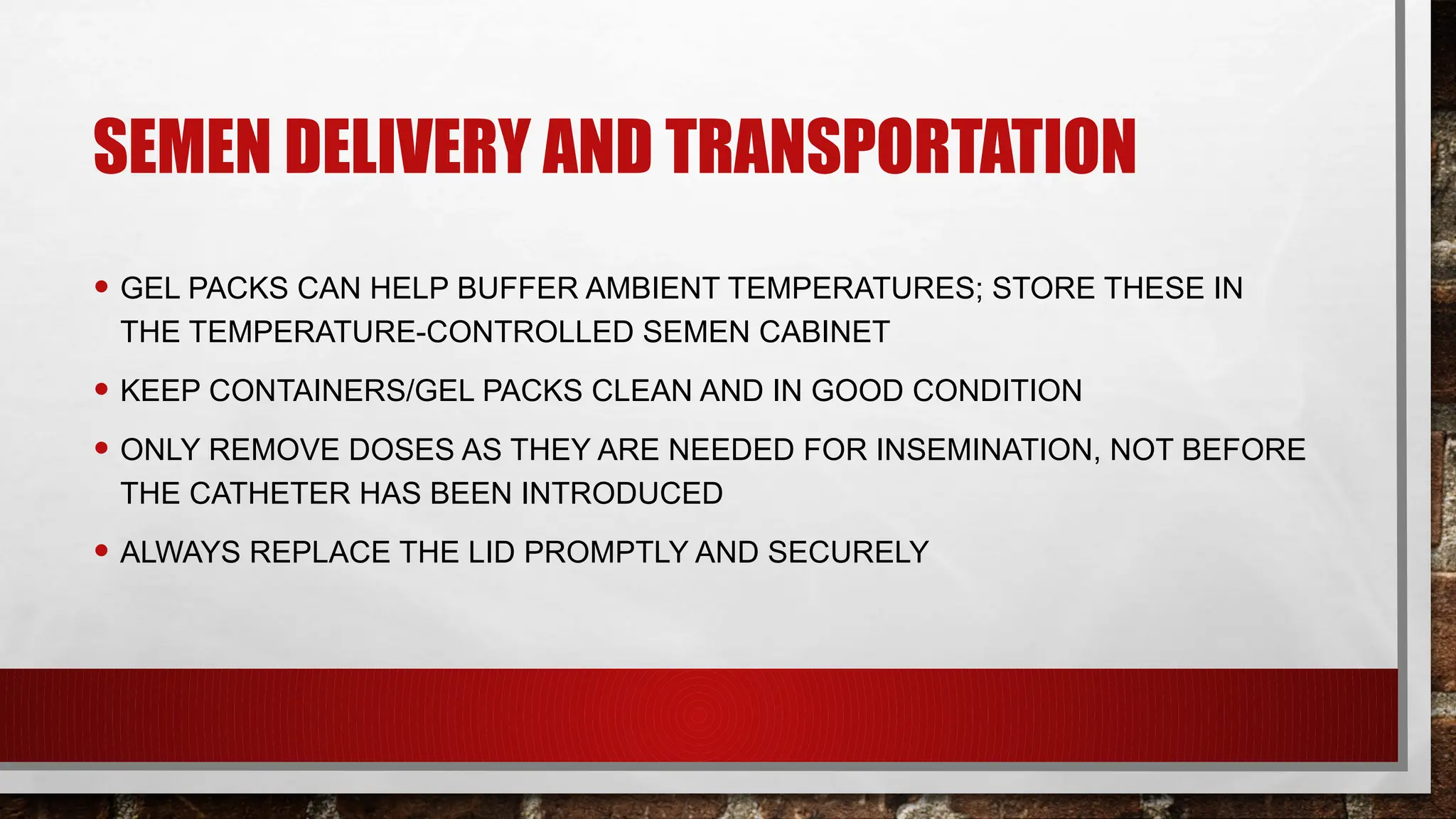 Semn Folder Semen storage power point presentation 01 | PPTX