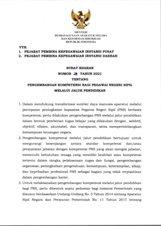 Se menteri panrb_no_28_tahun_2021_tentang_pengembangan_kompetensi