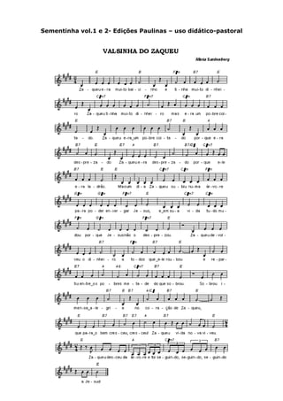 Sementinha vol.1 e 2- Edições Paulinas – uso didático-pastoral
 