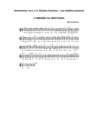 Sementinha vol.1 e 2- Edições Paulinas – uso didático-pastoral
 