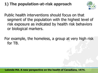 Health Protection Inequalities - A European Perspective | PPT