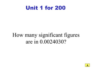 How many significant figures are in 0.0024030? A Unit 1 for 200 