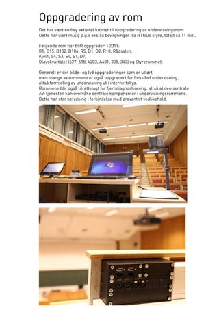 Multimediesenterets semesterrapport høst 2011