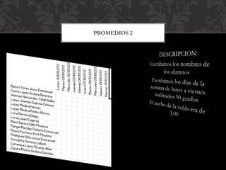 PROMEDIOS 2

 