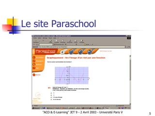 Le site Paraschool 