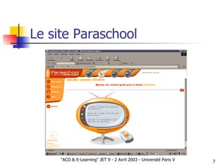 Le site Paraschool 