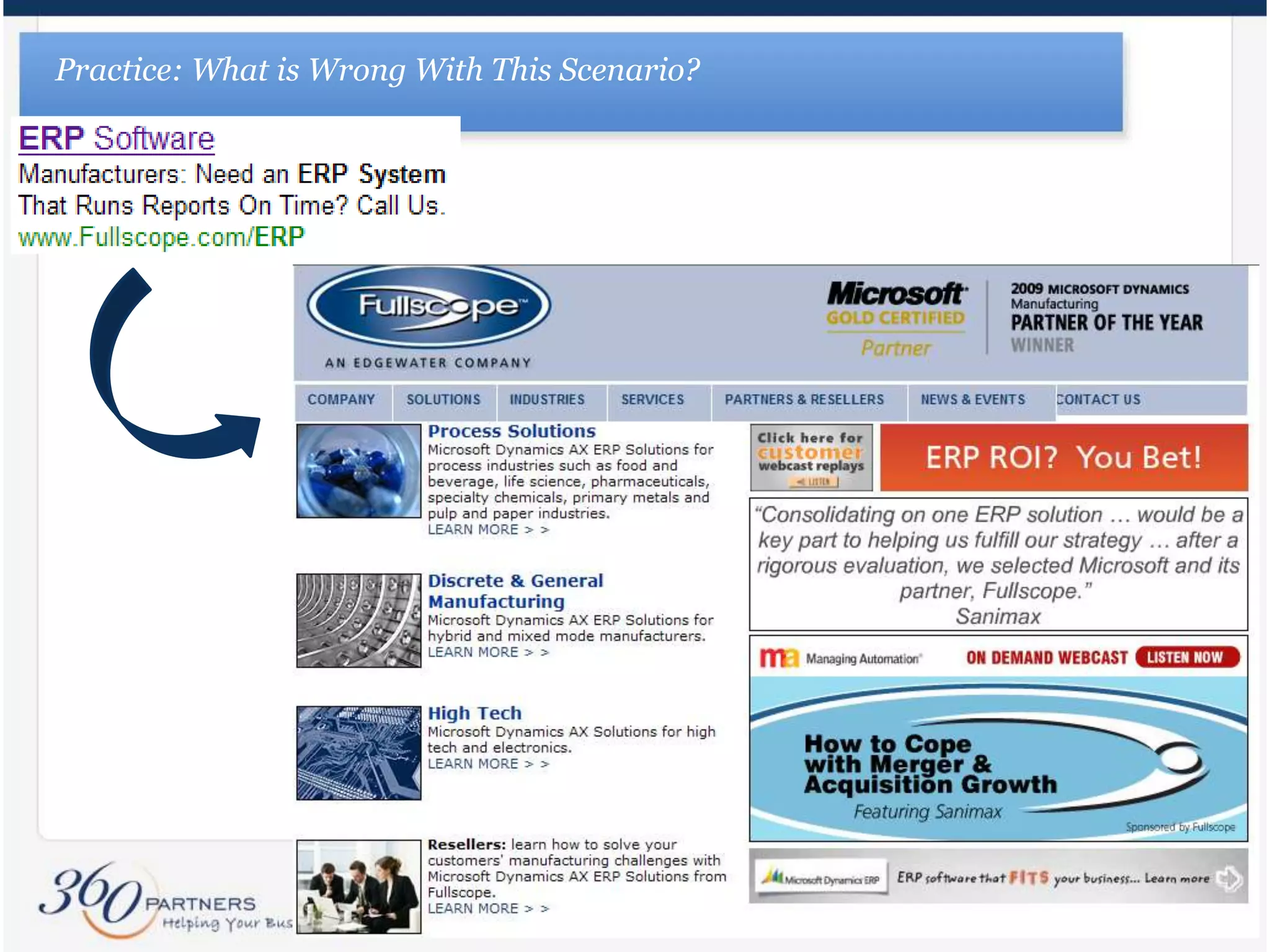 27Mistake #2: Letting Competitors Give Searchers Information about Your Company