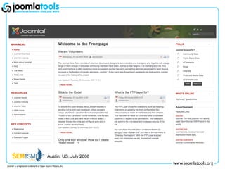 SEMforSMB US 2008 - Building a website in 3 minutes