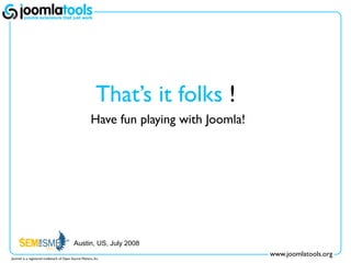 SEMforSMB US 2008 - Building a website in 3 minutes