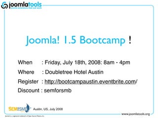 SEMforSMB US 2008 - Building a website in 3 minutes