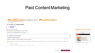 Paid ContentMarketing
 