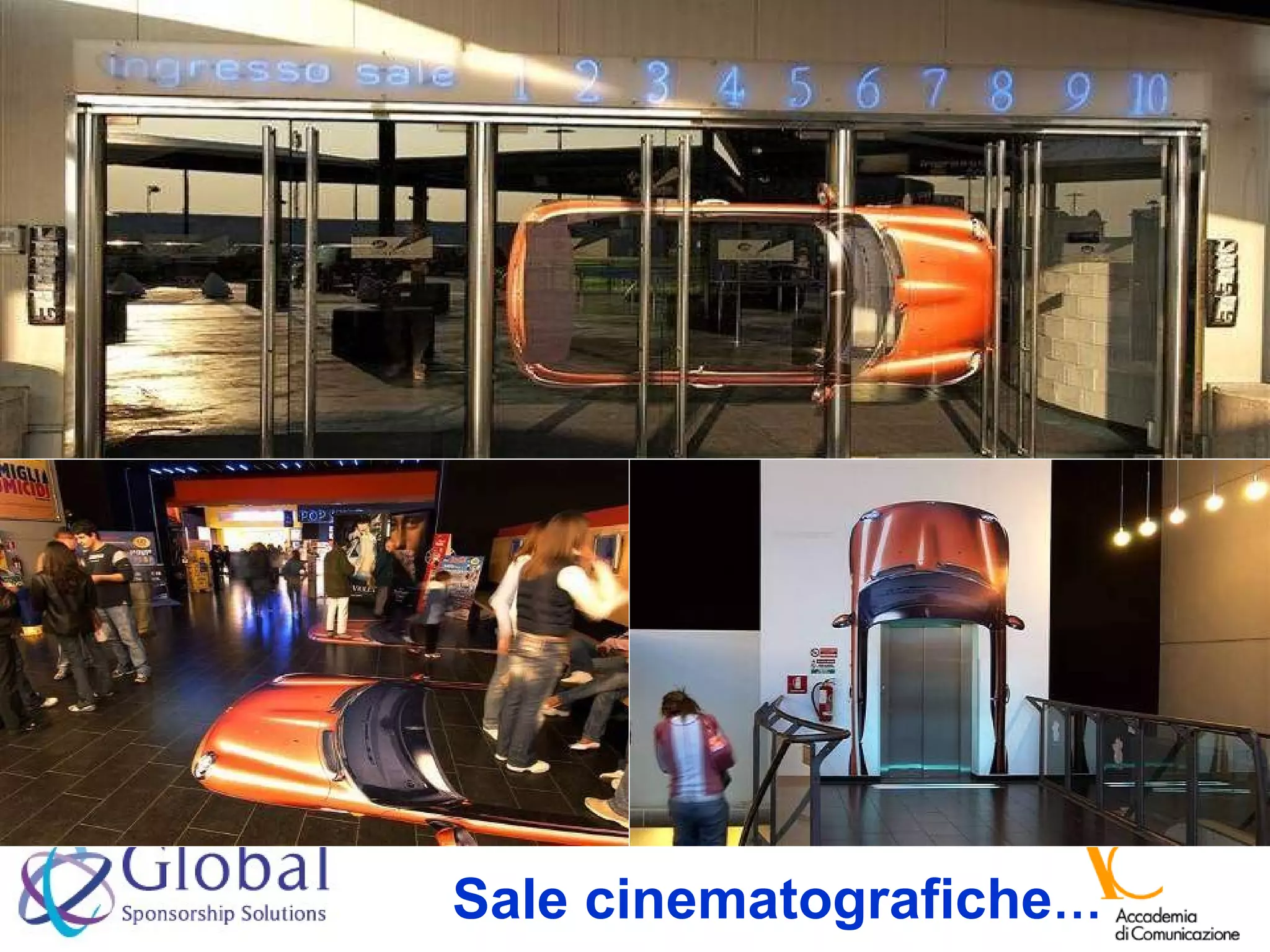 Sale cinematografiche … 