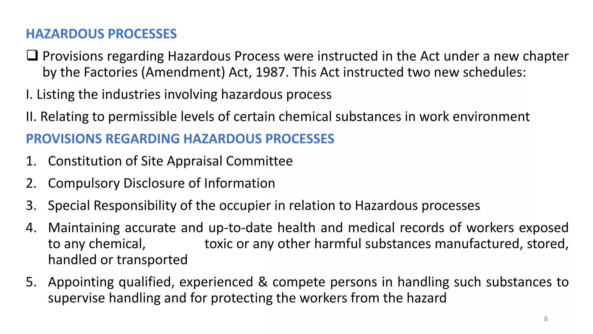 hazard & risk management | PPTX