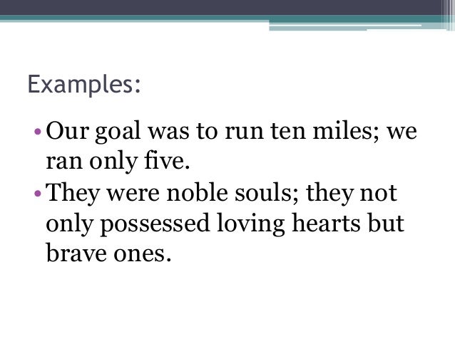 Semi colon and colon