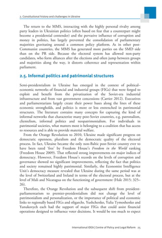 International IDEA | Centre of Policy and Legal Reform   25
2. Constitutional history and challenges in Ukraine
The return...