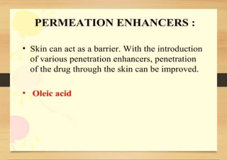 SEMI-SOLID DOSAGE FORMS gels and creams