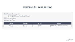 Example #4: read (array)
 